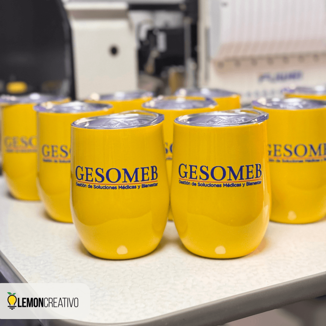 Vaso Vinero Multicolor Personalizado 12 oz– Estilo y Branding que Conectan