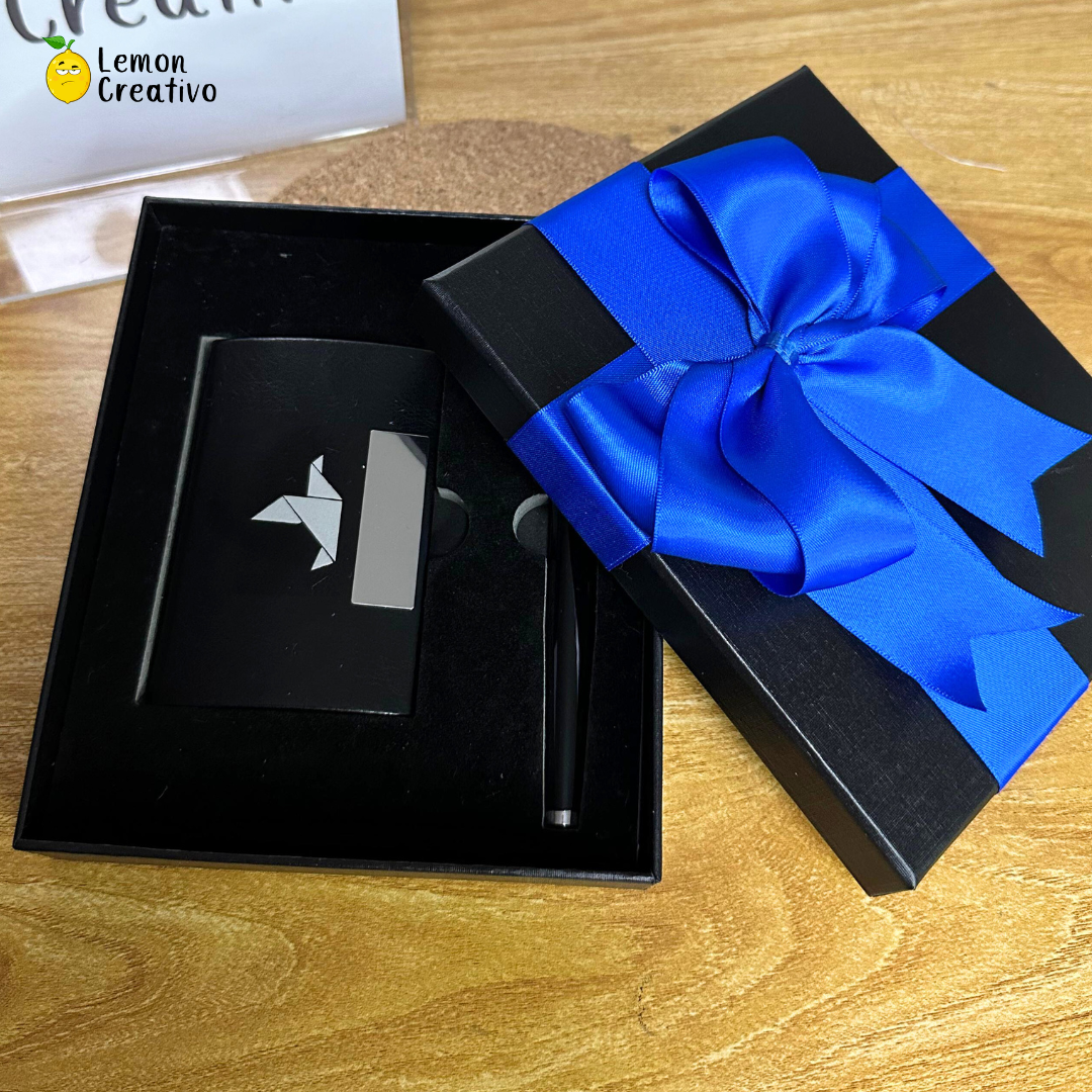 Box Gift | Porta Tarjetas y Lapicero