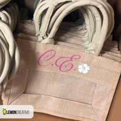 Bolsa de Yute con Ventana – Personalización Sostenible que Resalta tu Marca