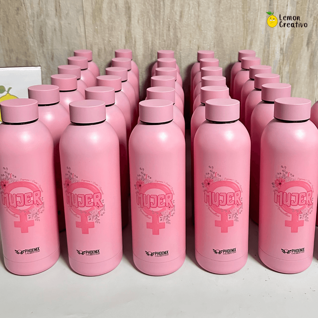 Botella Deportiva Matte - 17 oz - Lemon Creativo