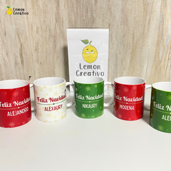 Taza Cerámica - 11 oz: Diseño de Navidad