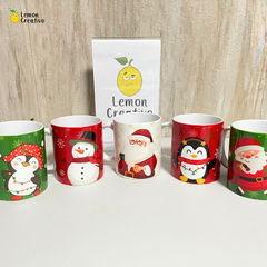 Taza Cerámica - 11 oz: Diseño de Navidad