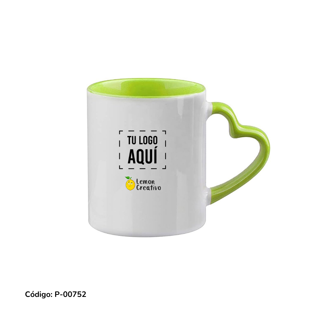 Taza asa de corazón