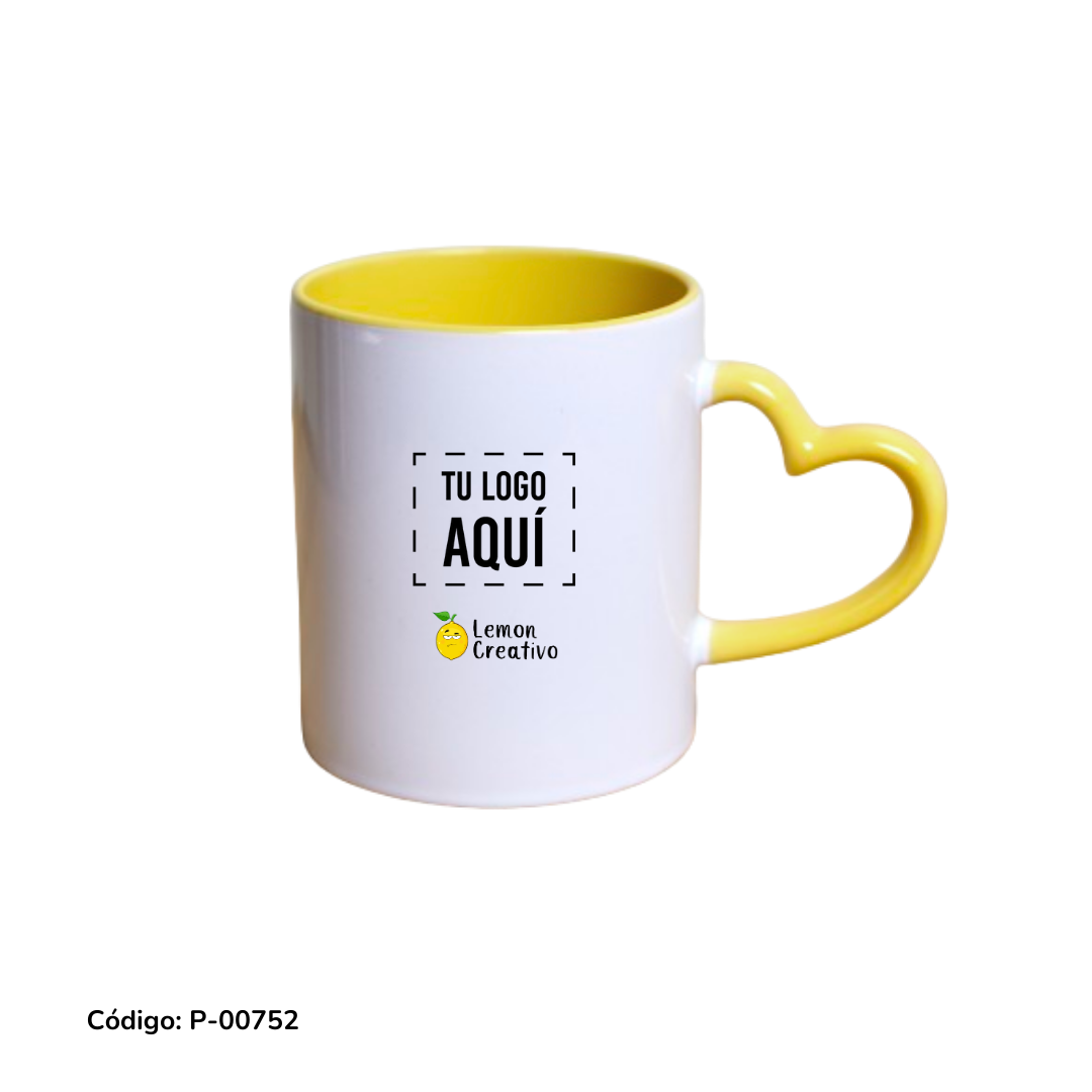 Taza asa de corazón