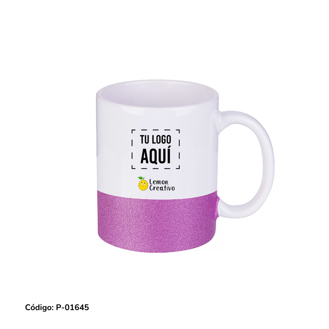 Taza Base Glitter