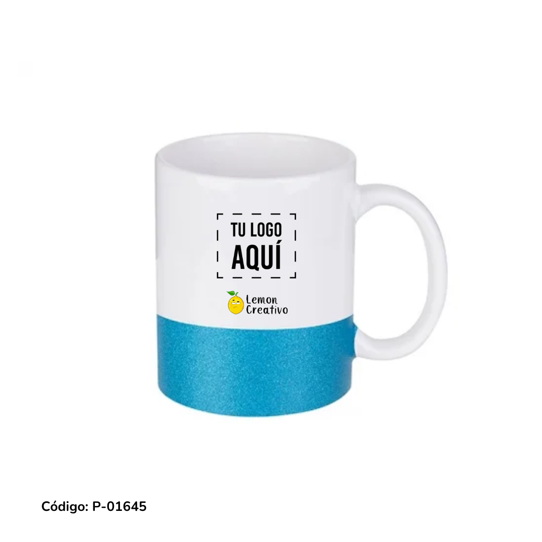 Taza Base Glitter