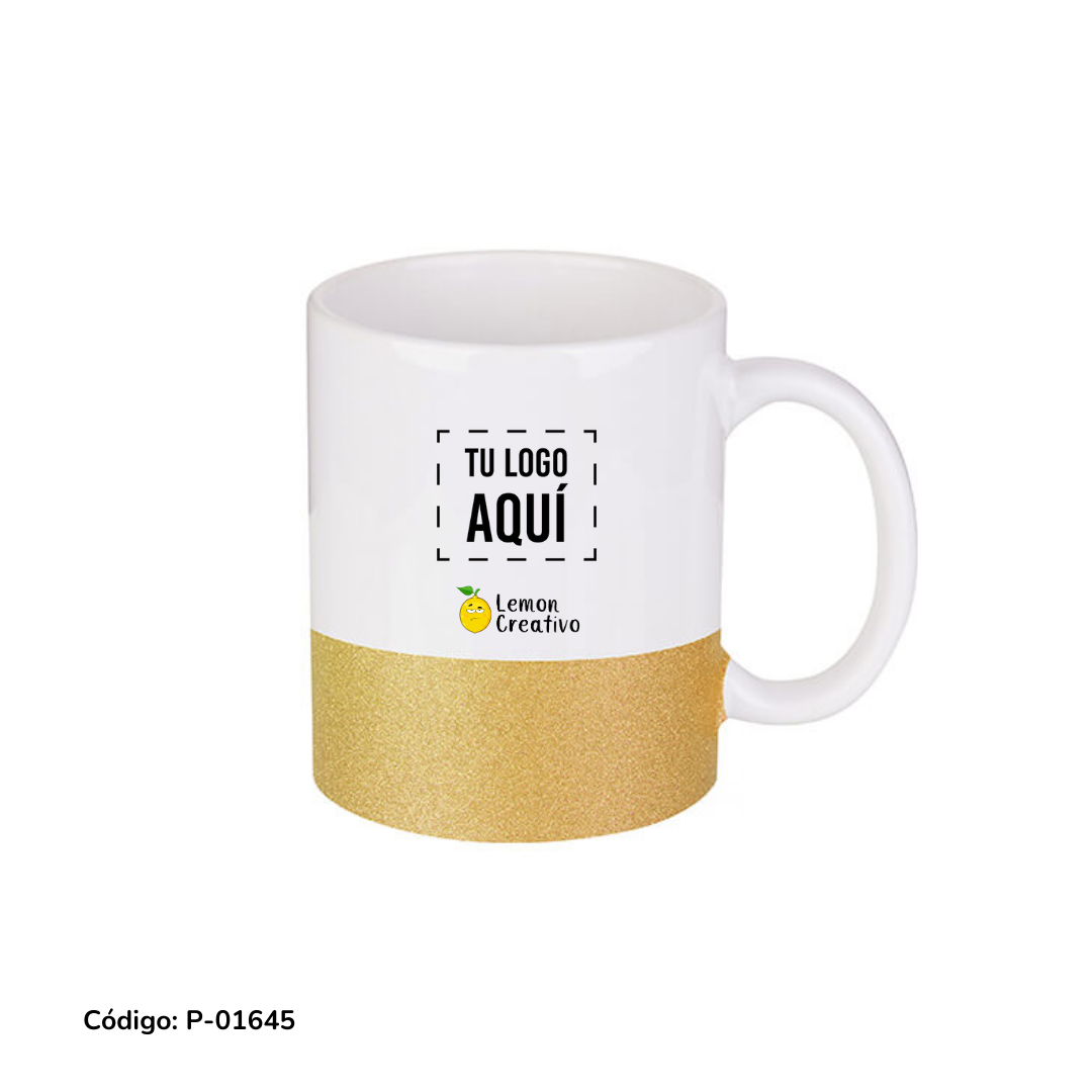 Taza Base Glitter