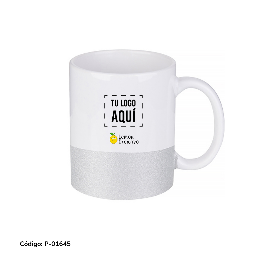 Taza Base Glitter