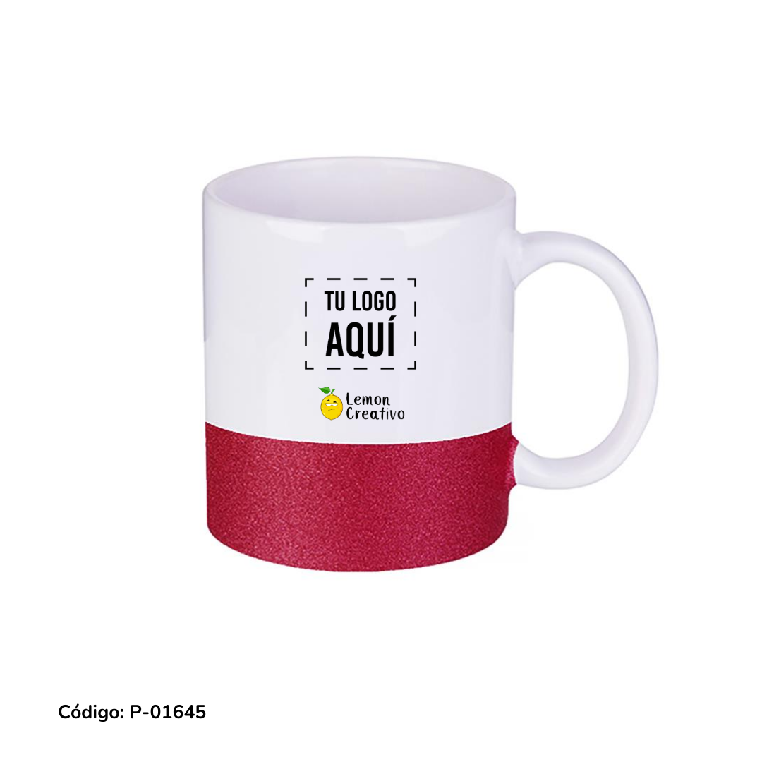 Taza Base Glitter