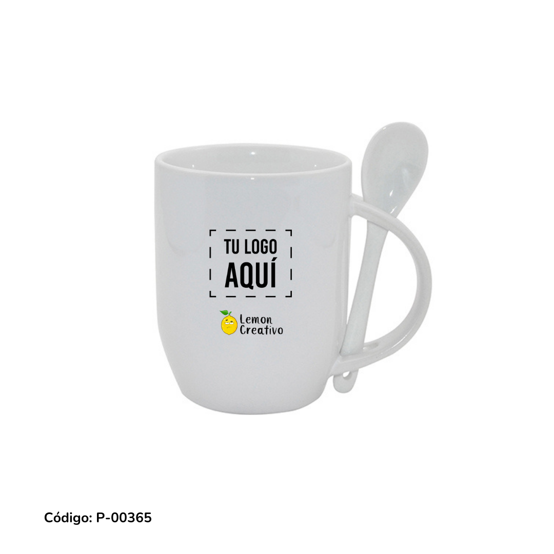 Taza con cuchara