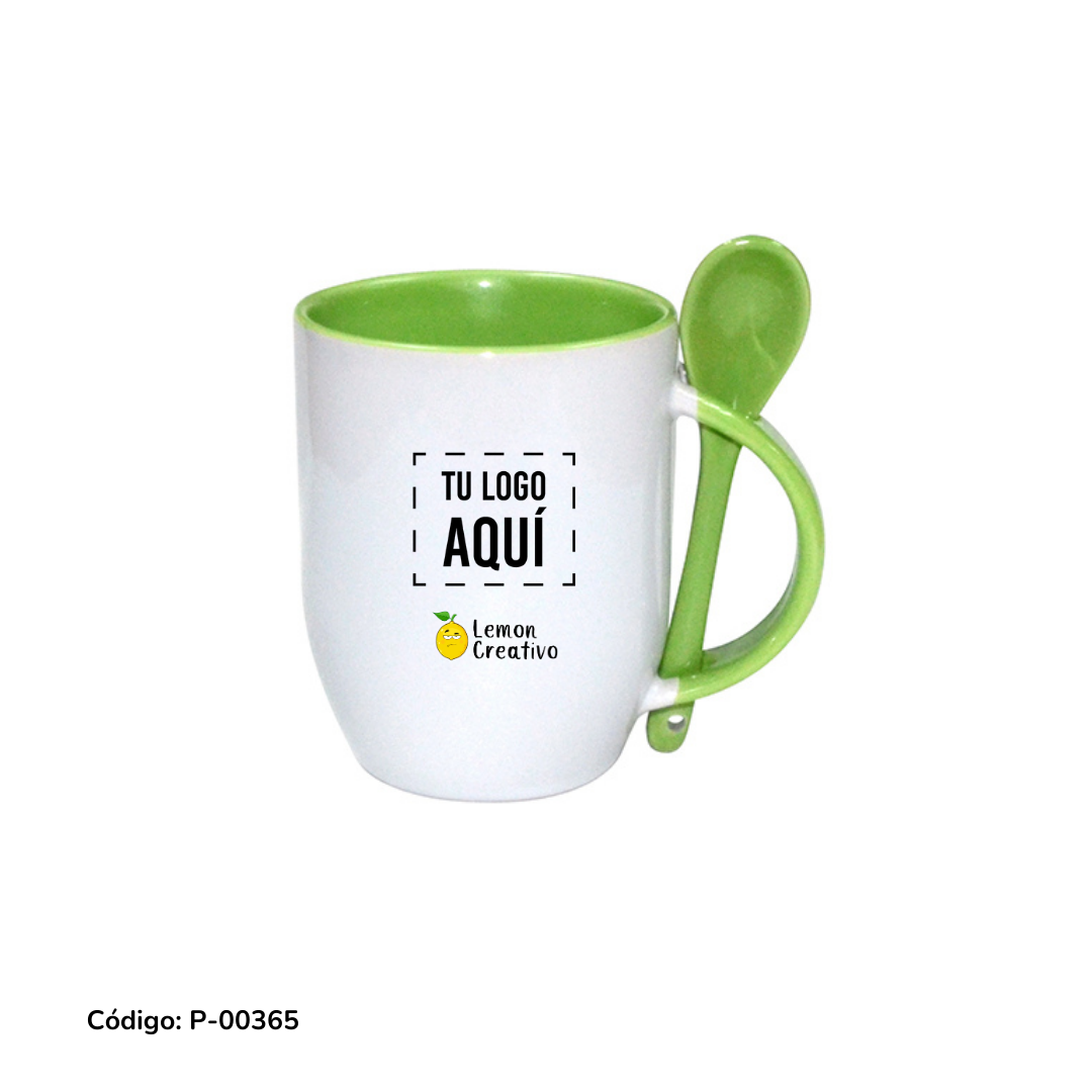 Taza con cuchara