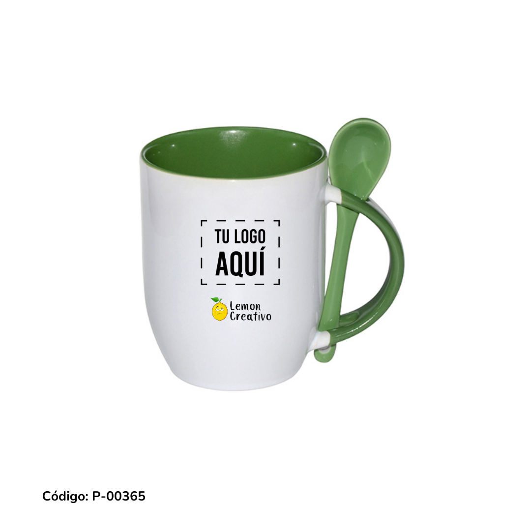 Taza con cuchara