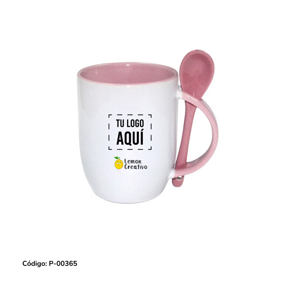 Taza con cuchara