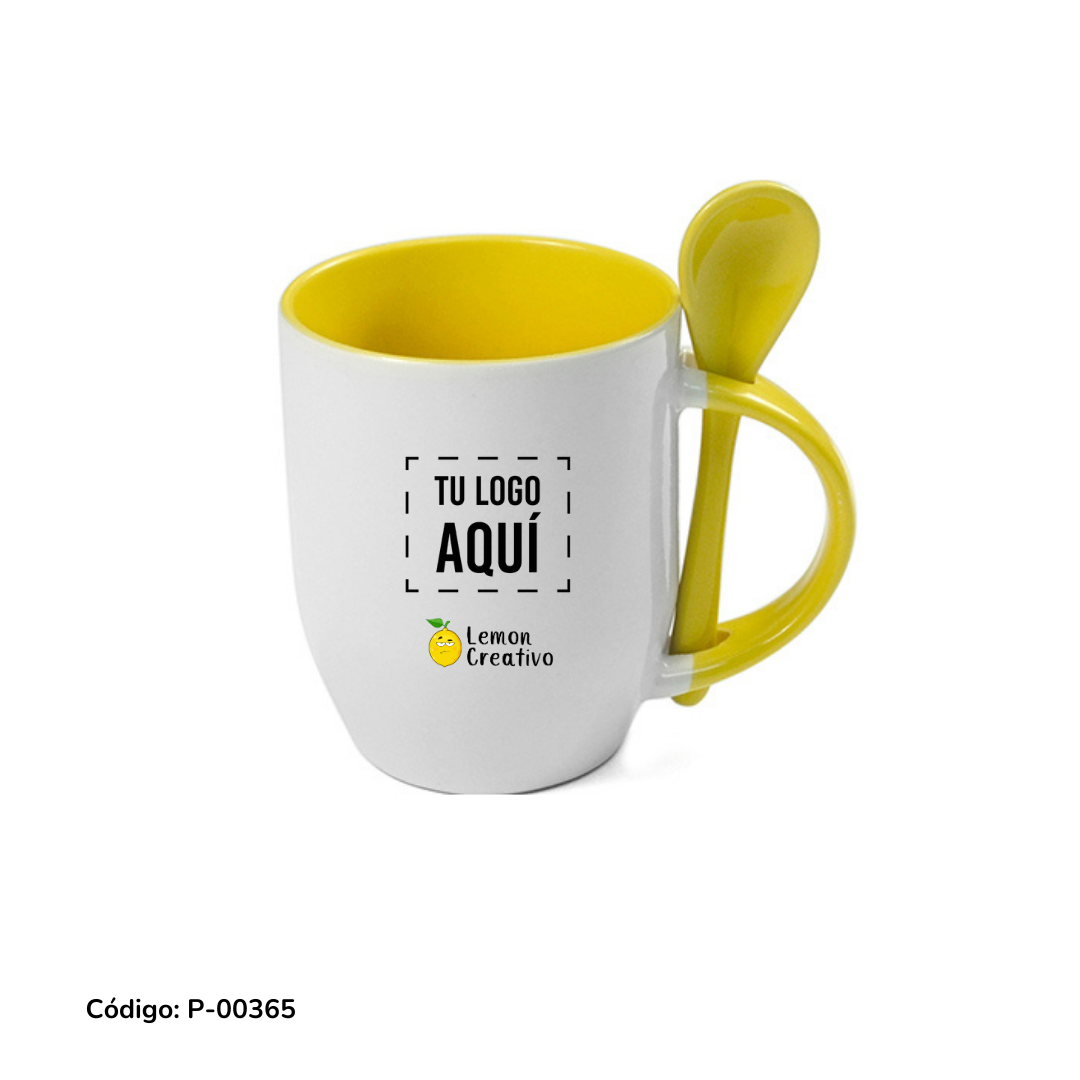 Taza con cuchara