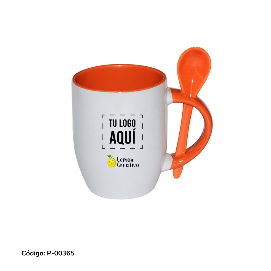 Taza con cuchara