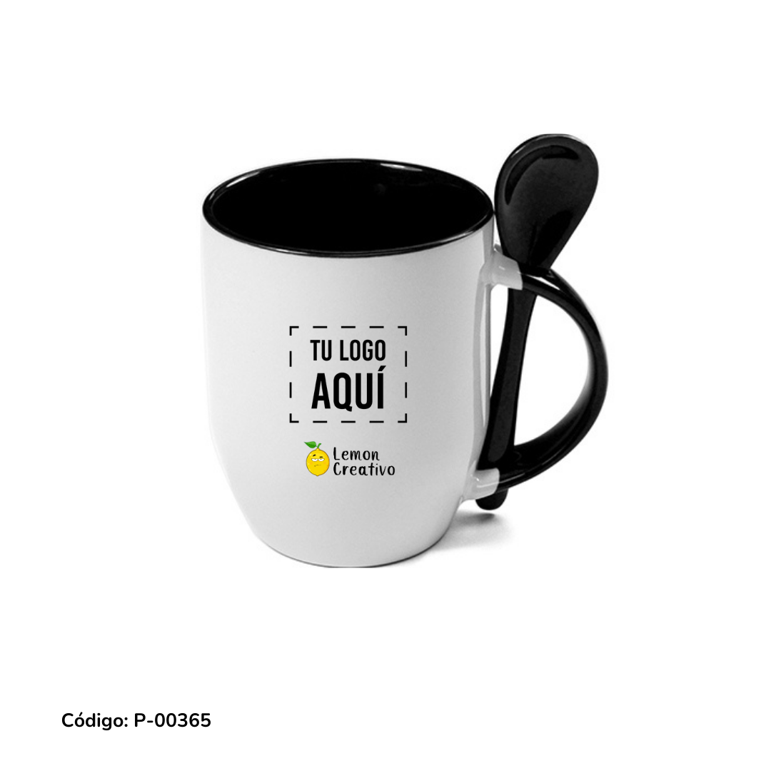 Taza con cuchara