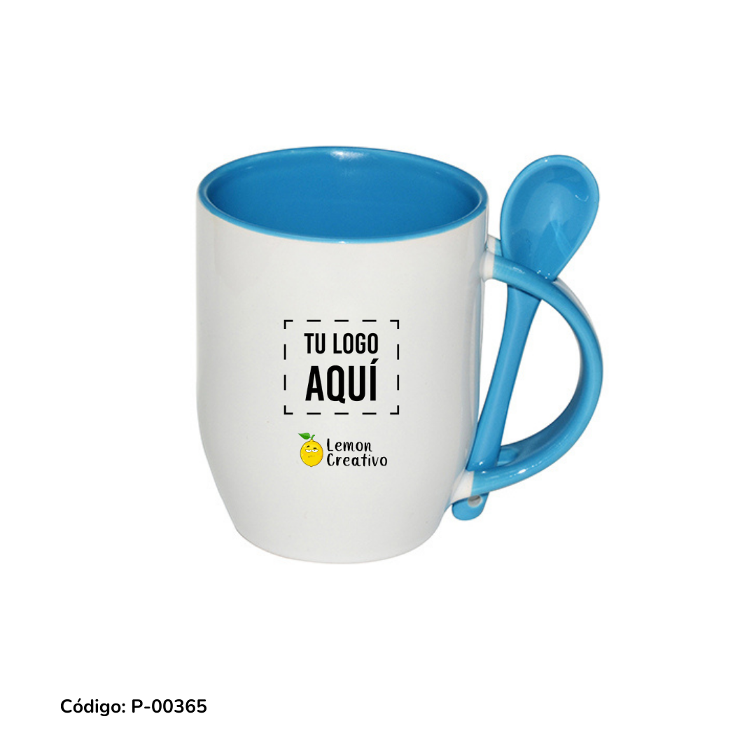 Taza con cuchara