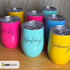 Skinny Acrylic Bottle with Logo