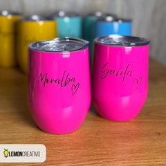 Skinny Acrylic Bottle with Logo
