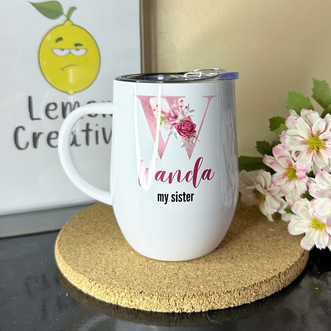 Vaso Vinero con asa - 12 oz