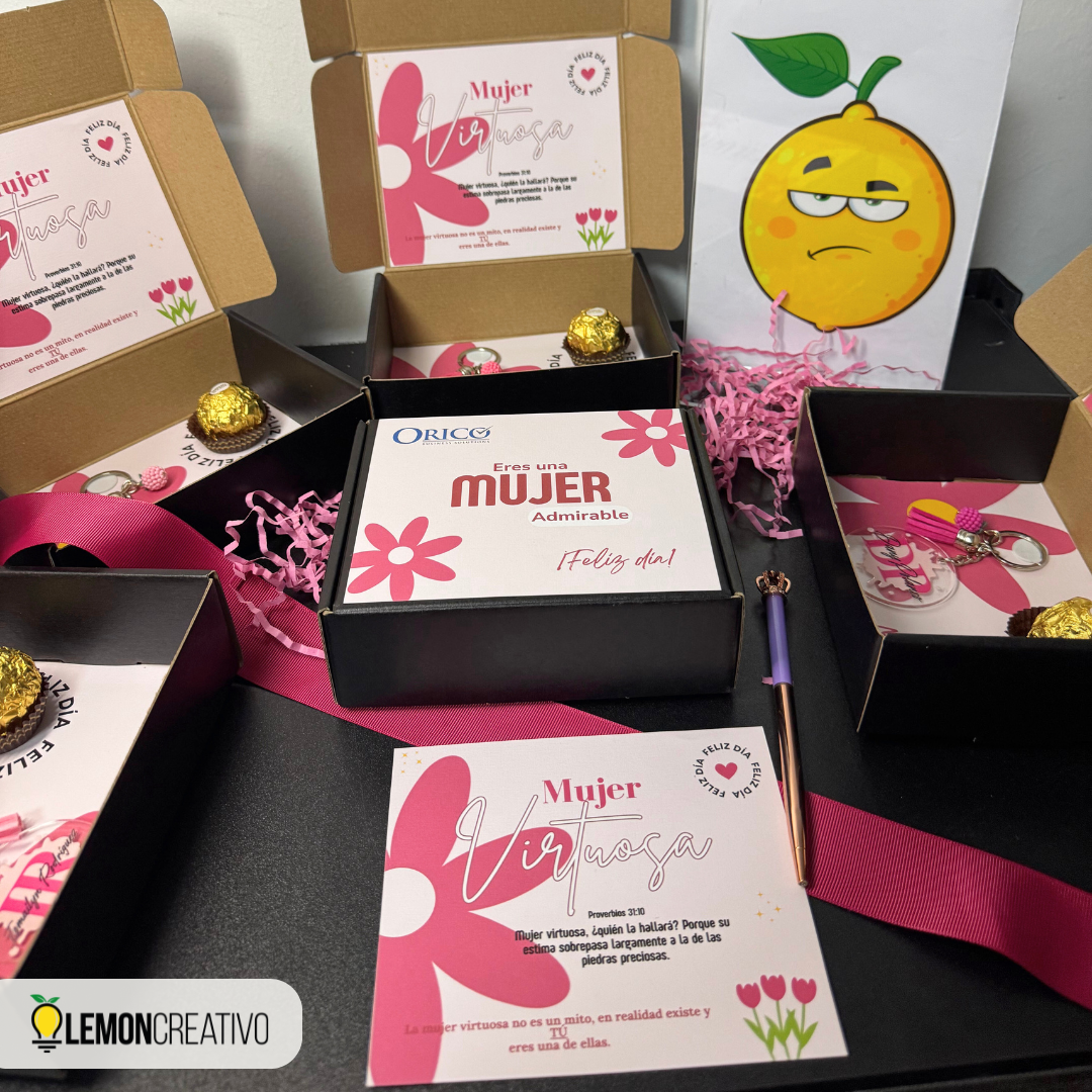 Set de Regalo “Mujer Admirable” - Lemon Creativo
