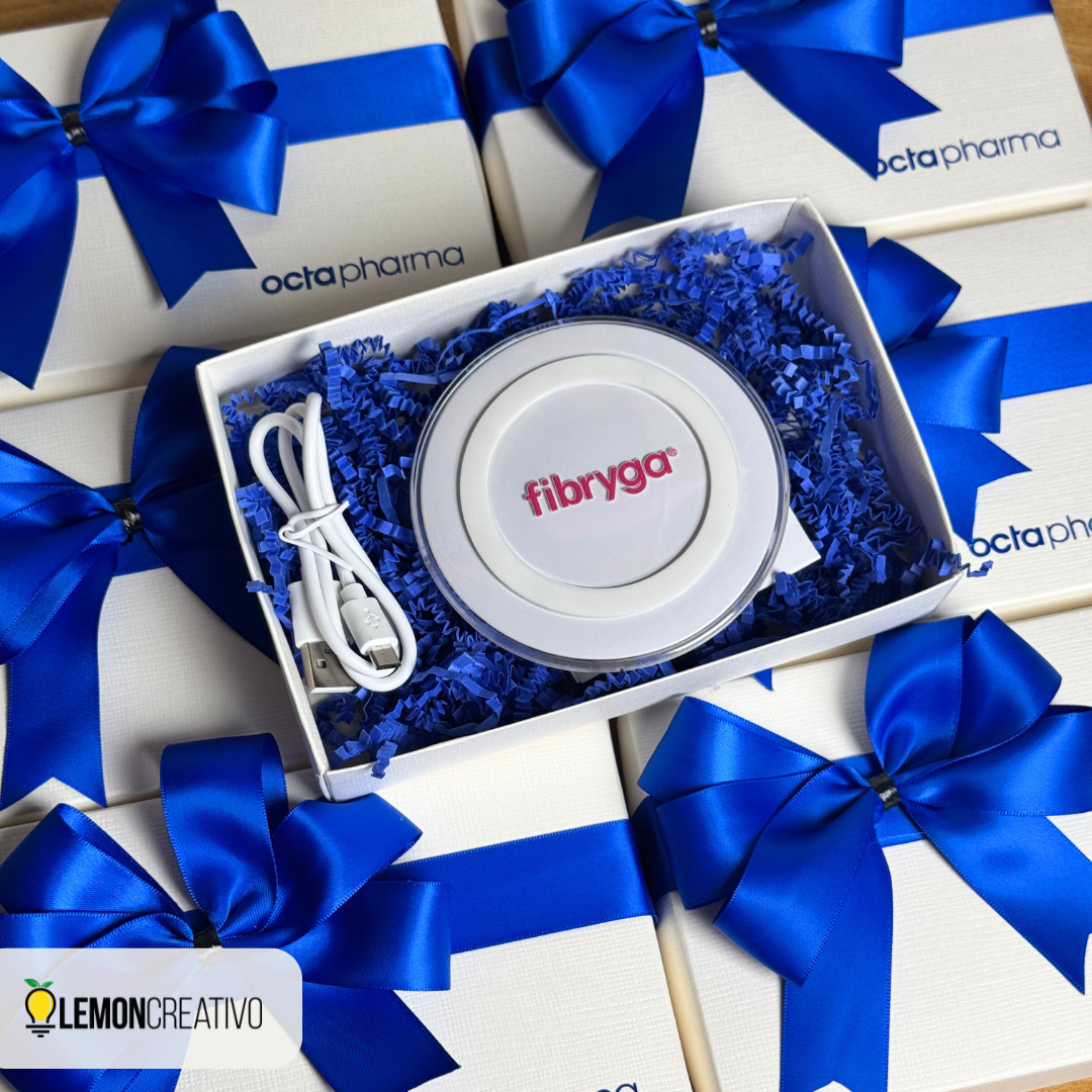 Set de Regalo con Cargador Inalámbrico Personalizado