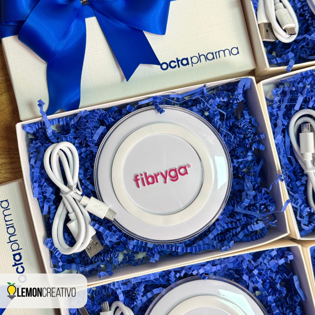 Set de Regalo con Cargador Inalámbrico Personalizado