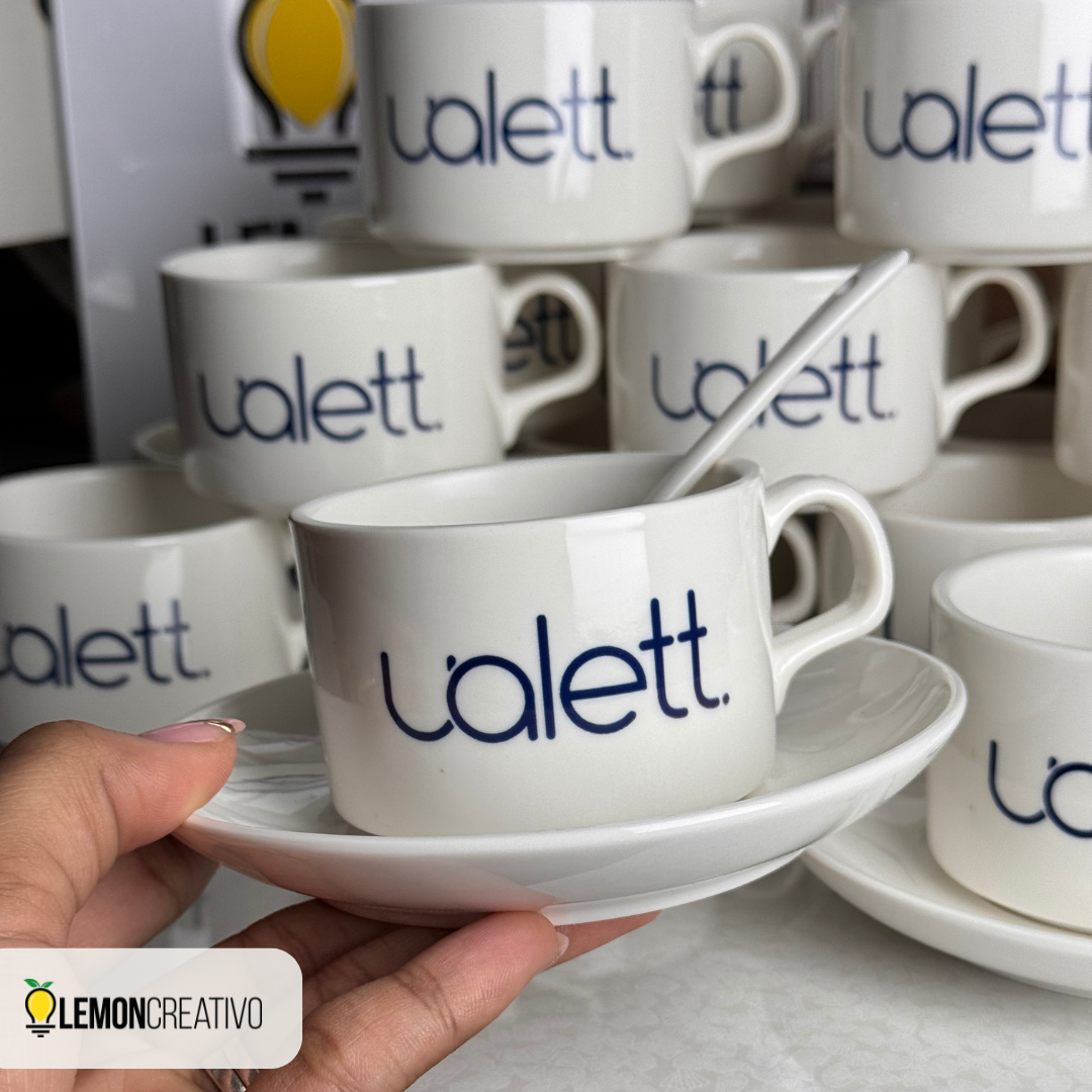 Taza, Plato y Cucharilla 5 Oz