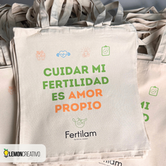 Tote Bag Canvas Personalizado 14.5x16.5"