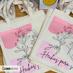 Tote Bag Canvas Personalizado 15x15" - Lemon Creativo