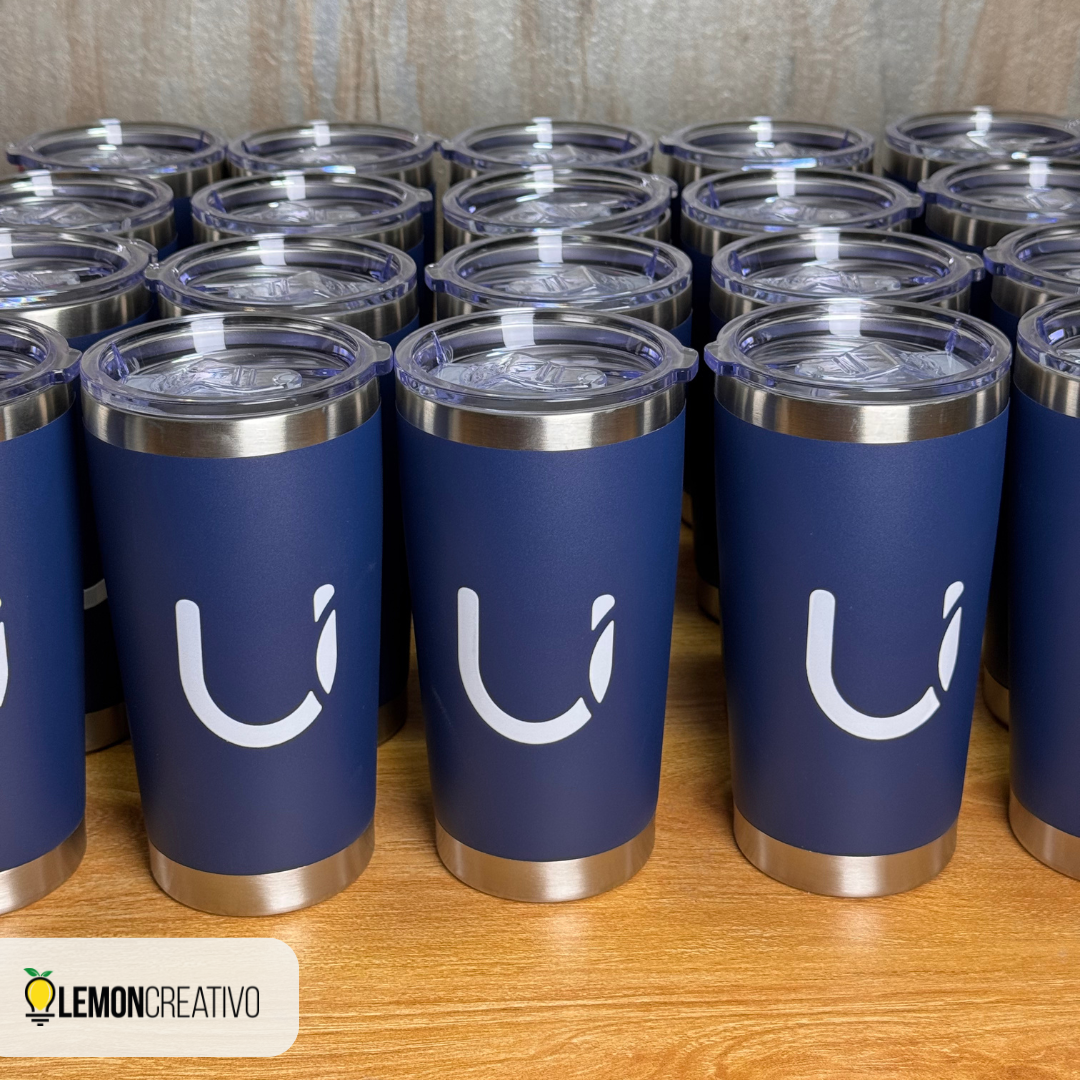 Skinny Acrylic Bottle with Logo